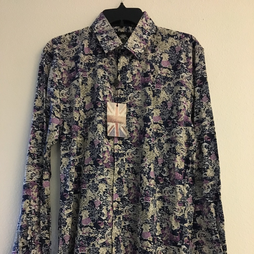 SOLD***English Laundry Men's L/S Button Down-M - Picture 2 of 7